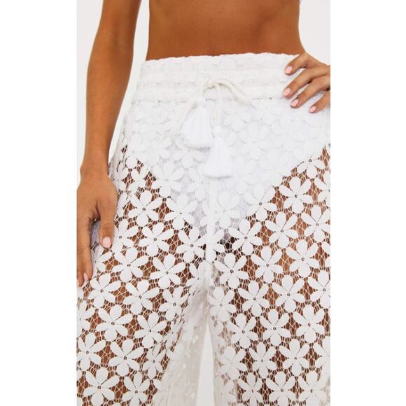 Beach Riot Foster Pant in White Size Large - Picture 3 of 5